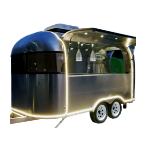 Stainless Steel Food Trailer Square 4.5m -Double Axel