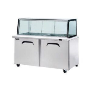 Glass Canopy Salad & Noodle Bar, Length 123cm, Depth 824mm, FSU-48GC